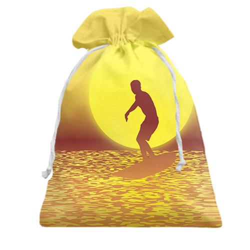 Подарочный мешочек с солнечным серфером