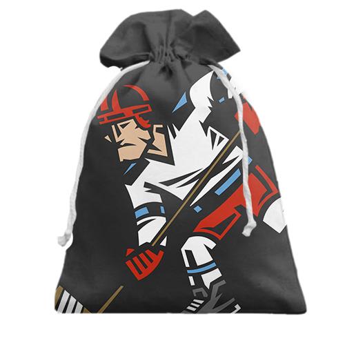 Подарочный мешочек Hockey art