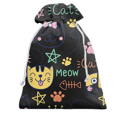 Подарочный мешочек Cat Meow