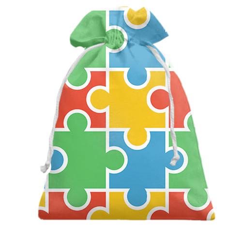 Подарочный мешочек Puzzle Pattern