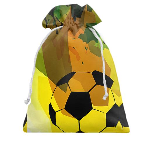 Подарунковий мішечок Football Yellow