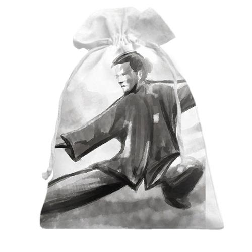Подарунковий мішечок Kung Fu Illustration