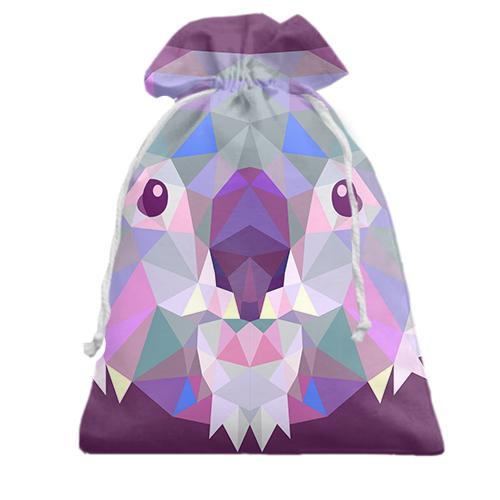 Подарочный мешочек Koala low poly Art