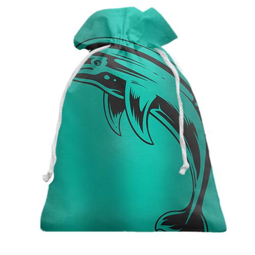 Подарочный мешочек Dolphin Art Graphics