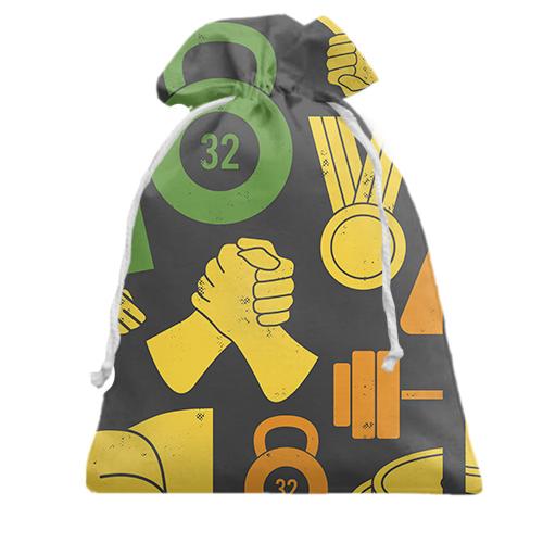 Подарочный мешочек Sport pattern
