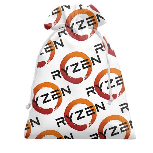 Подарочный мешочек Ryzen pattern
