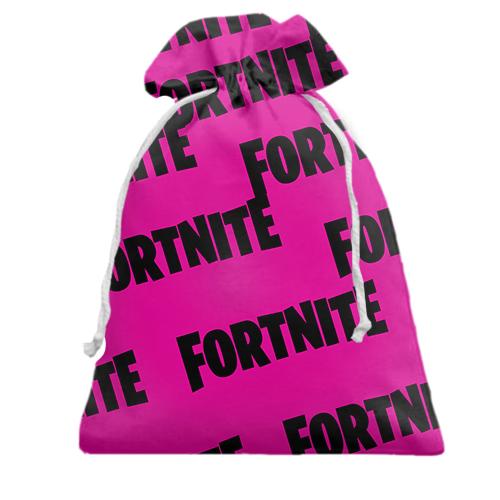 Подарочный мешочек Fortnite pattern