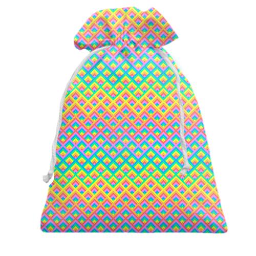 Подарочный мешочек Rainbow pattern