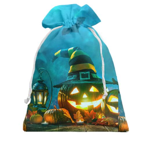 Подарунковий мішечок Halloween art .