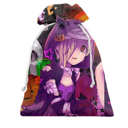 Подарочный мешочек Anime halloween girls