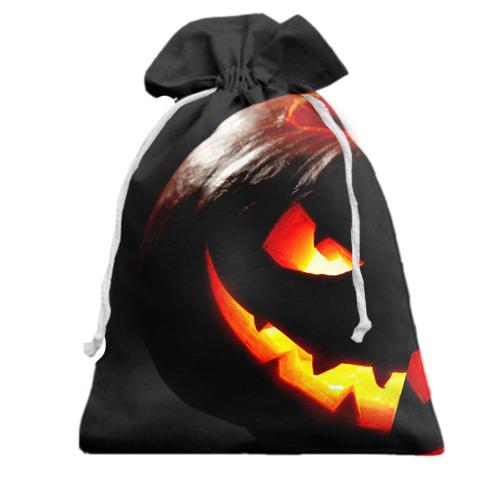 Подарунковий мішечок Halloween pumpkin art 3