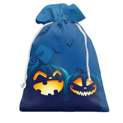 Подарочный мешочек Halloween pumpkins 4