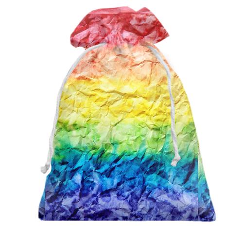 Подарочный мешочек Rainbow abstraction 4