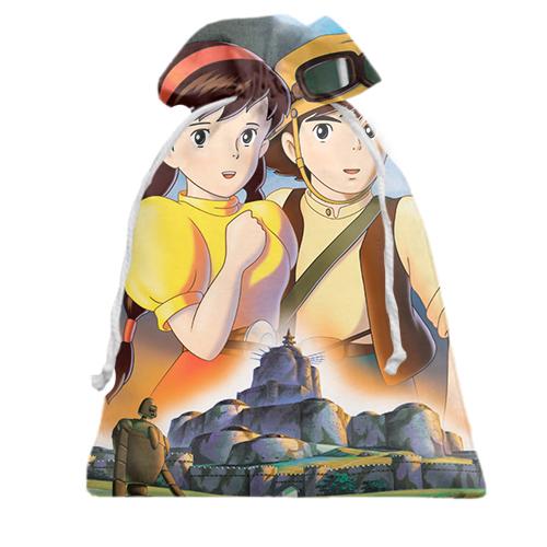 Подарунковий мішечок Anime boy and girl