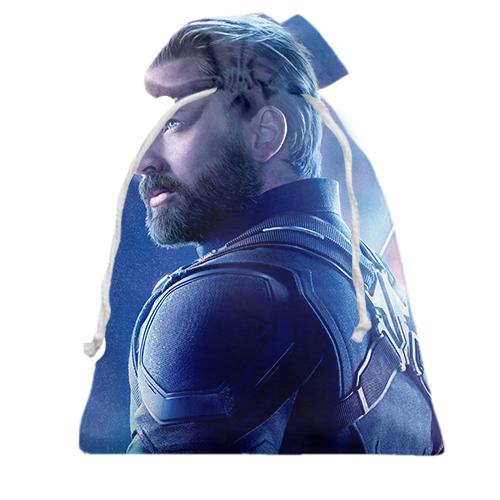 Подарочный мешочек Captain America portrait