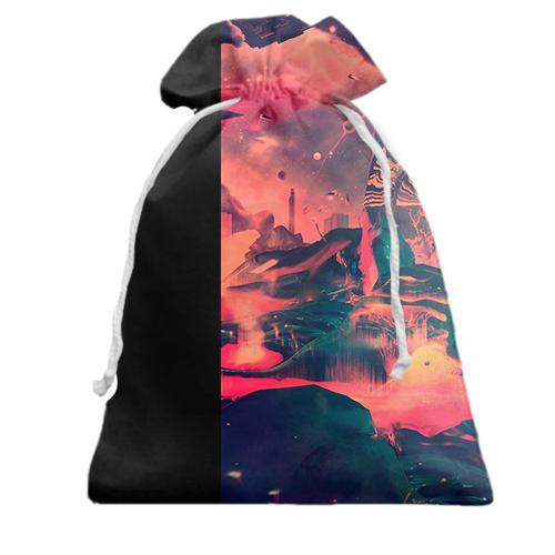Подарочный мешочек Multicolor abstraction 16