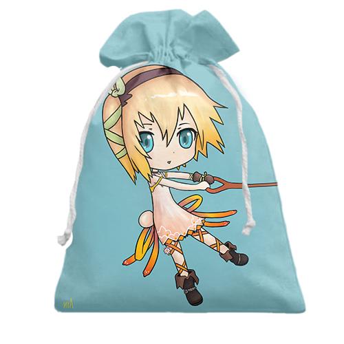 Подарунковий мішечок Anime girl . Umbrella