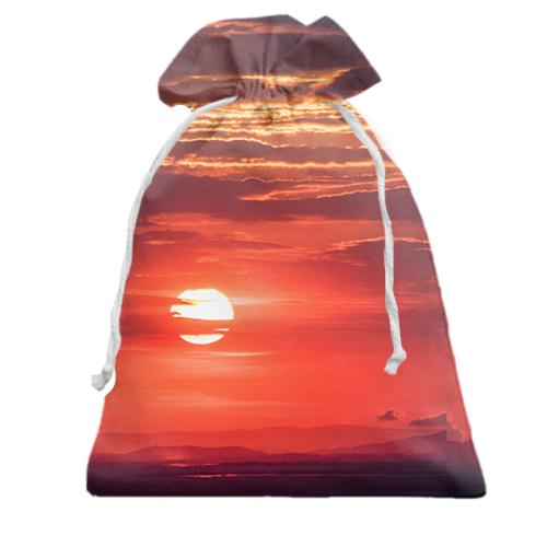 Подарочный мешочек Red sunset