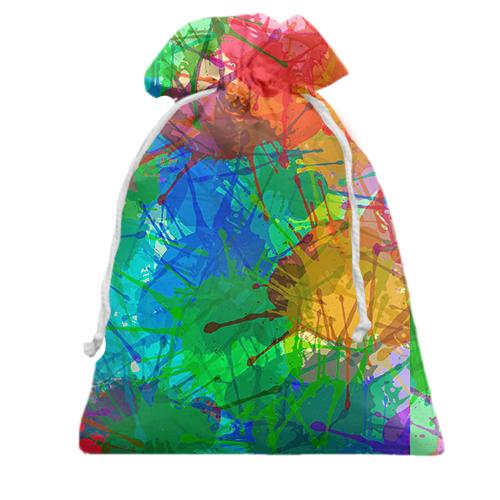 Подарочный мешочек Multicolored blots