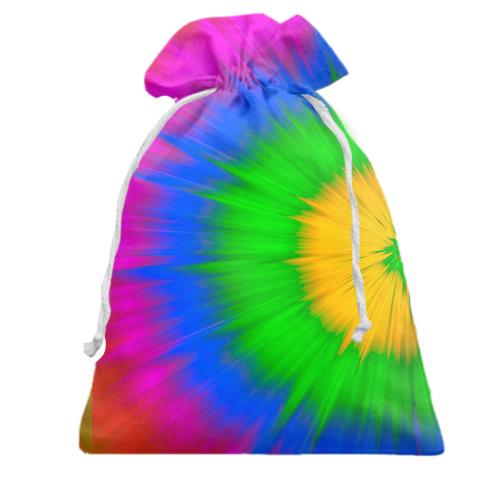 Подарочный мешочек Rainbow stains
