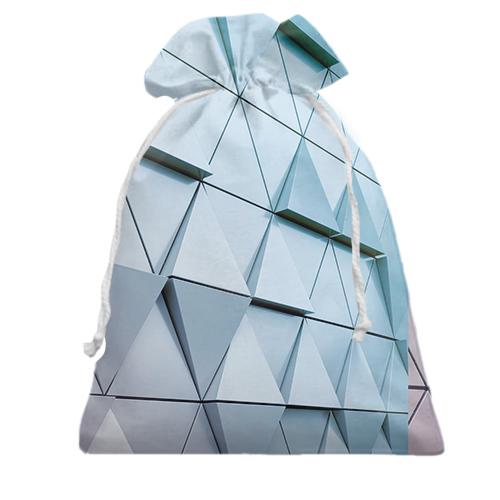 Подарочный мешочек Triangles 3D