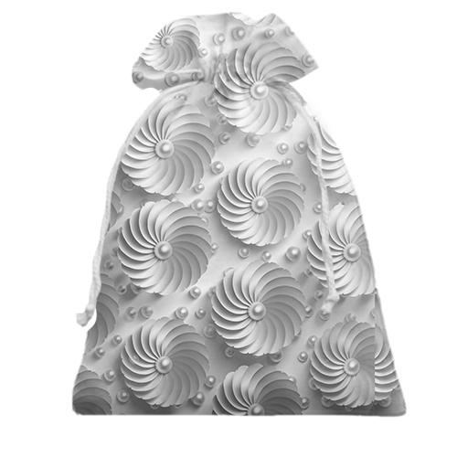 Подарунковий мішечок Silver abstraction