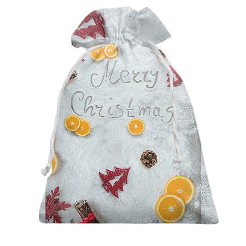 Подарунковий мішечок Merry Christmas