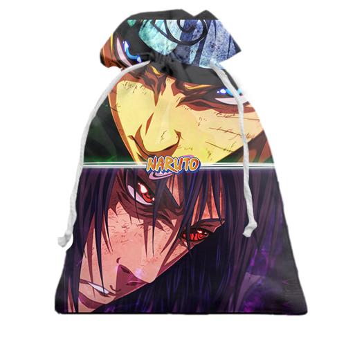 Подарочный мешочек Naruto and Sasuke 2