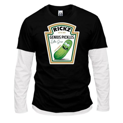 Комбинированный лонгслив Rickz Genius Pickles