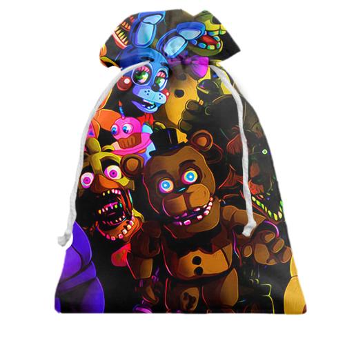 3D Подарочный мешочек Персонажи из серии игр - FNaF