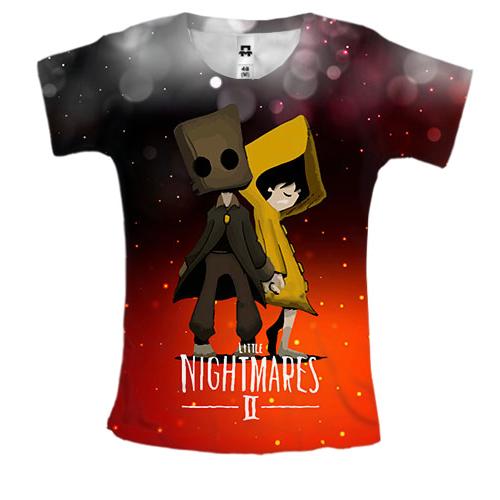 Жіноча 3D футболка Моно та Шоста - Little Nightmares II
