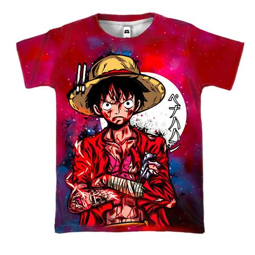 3D футболка Луффи - One Piece, Большой Куш