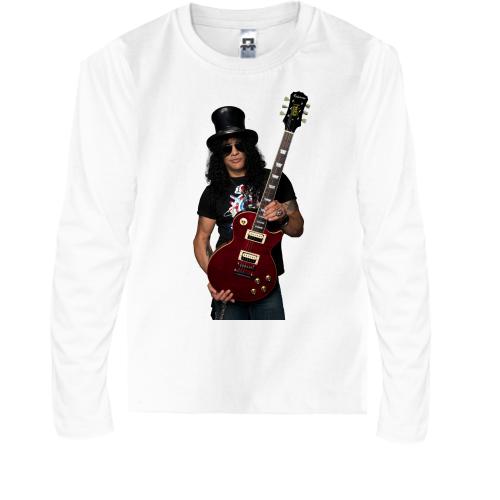 Детская футболка с длинным рукавом Guns N’ Roses Слэш