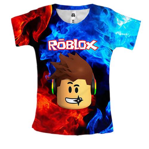 Жіноча 3D футболка Roblox Head