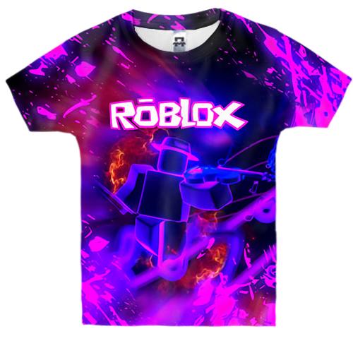 Дитяча 3D футболка Roblox, неон
