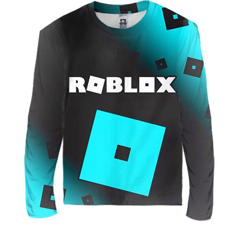 Детский 3D лонгслив Roblox лого