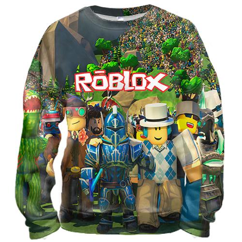 3D світшот Персонажі світів - Roblox