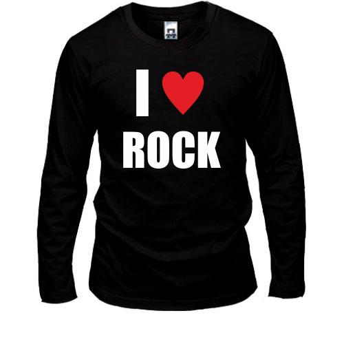 Лонгслив  I love Rock