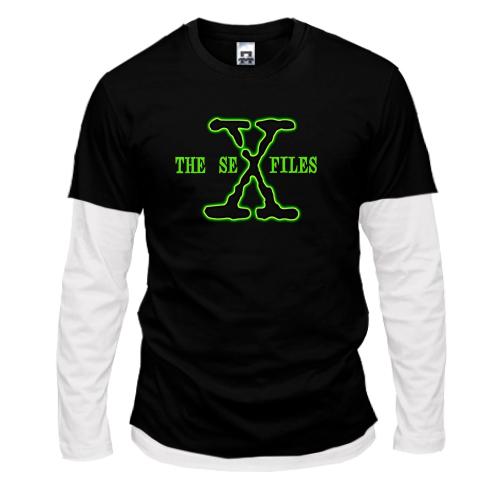Комбінований лонгслів The Sex files