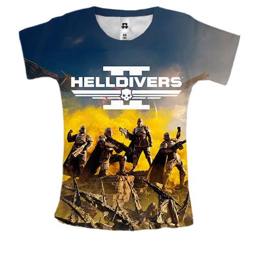 Жіноча 3D футболка Helldivers II