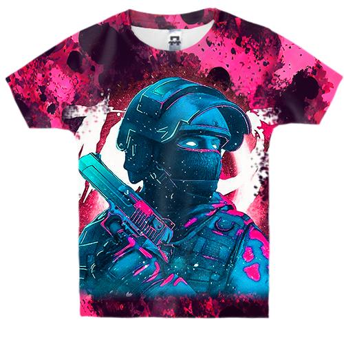 Детская 3D футболка STANDOFF 2 (Pink)