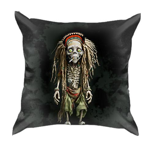3D подушка Bob Marley скелет (АРТ)