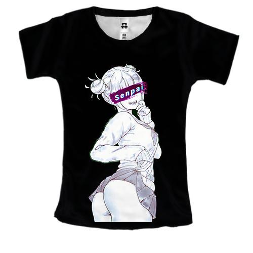 Женская 3D футболка Himiko Toga - Senpai (MHA)