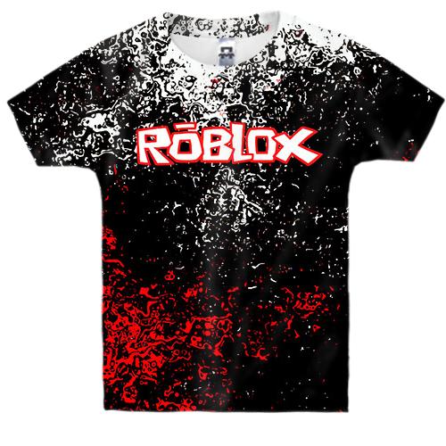 Детская 3D футболка Roblox, game logo