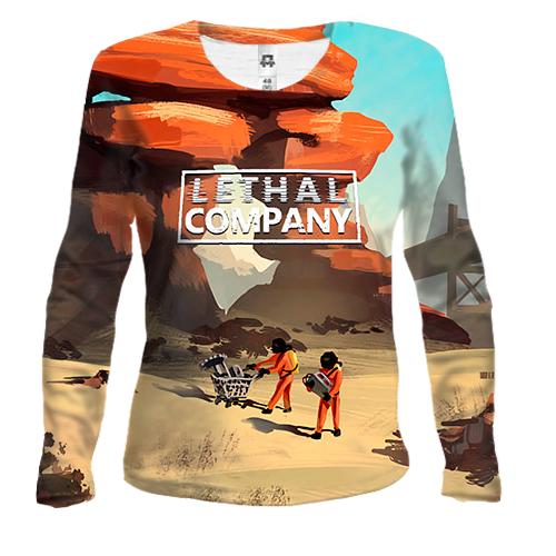 Женский 3D лонгслив Lethal Company, the game