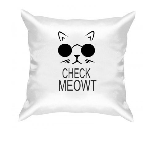 Подушка check meowt