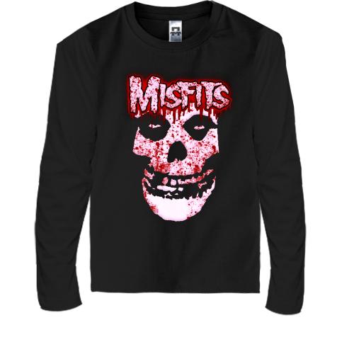 Детская футболка с длинным рукавом The Misfits (с кровью)