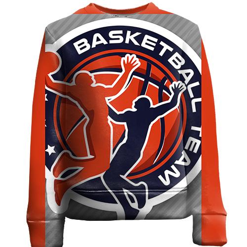 Детский 3D свитшот Basketball team