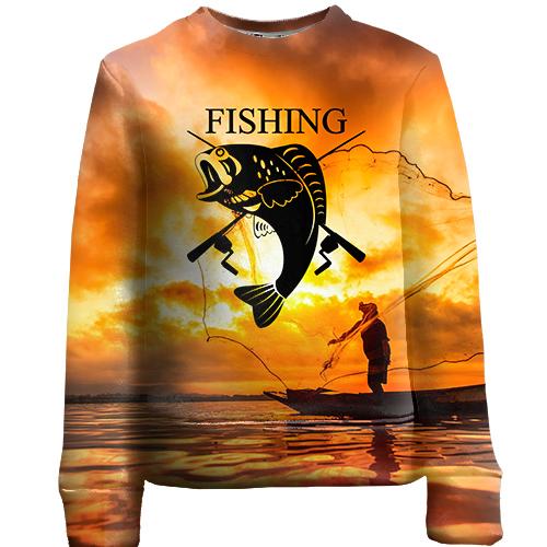 Дитячий 3D світшот Fishing
