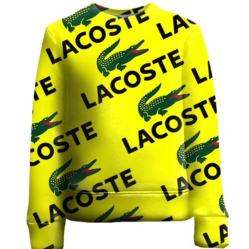 Дитячий 3D світшот Lacoste pattern